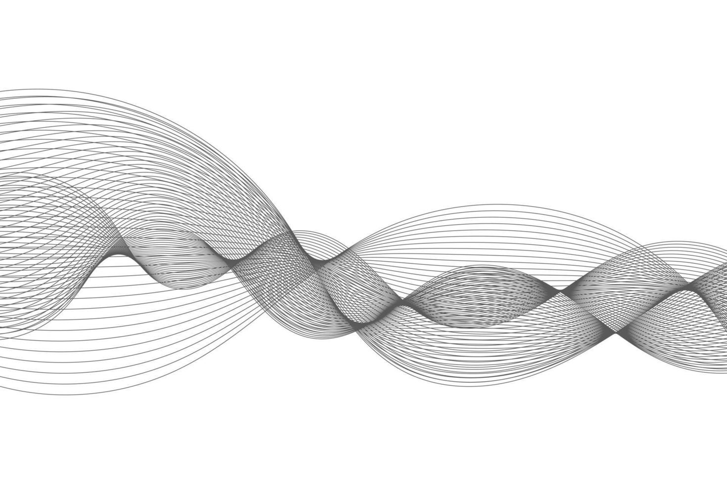 Abstract wave element for design. Digital frequency track equalizer vector