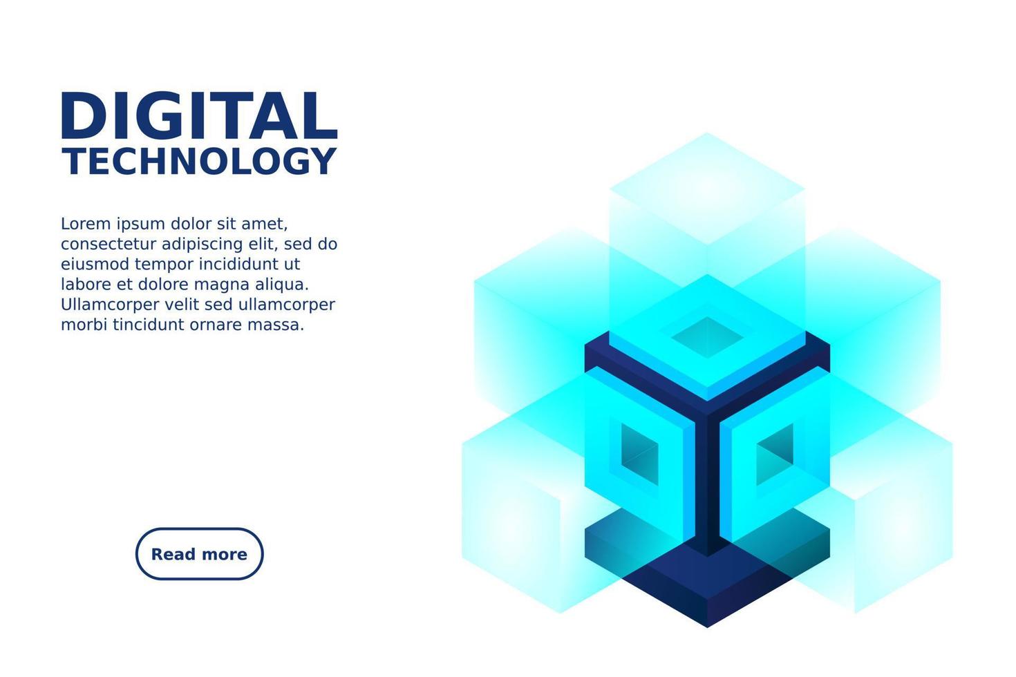 servidor. espacio digital. almacenamiento de datos. centro de datos. gran cita. ilustración conceptual, flujo de datos vector