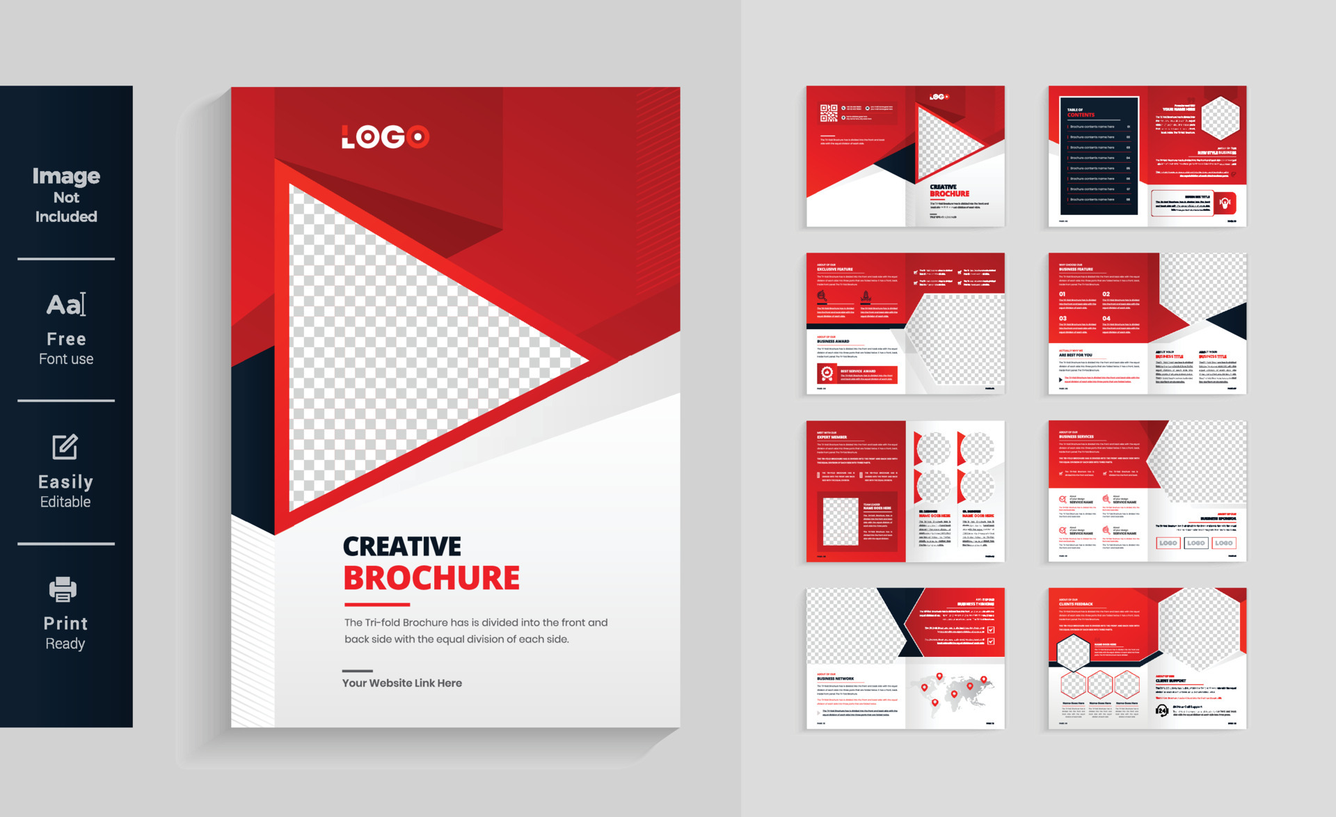 16 Pages Corporate Business Brochure Design Template Creative And 