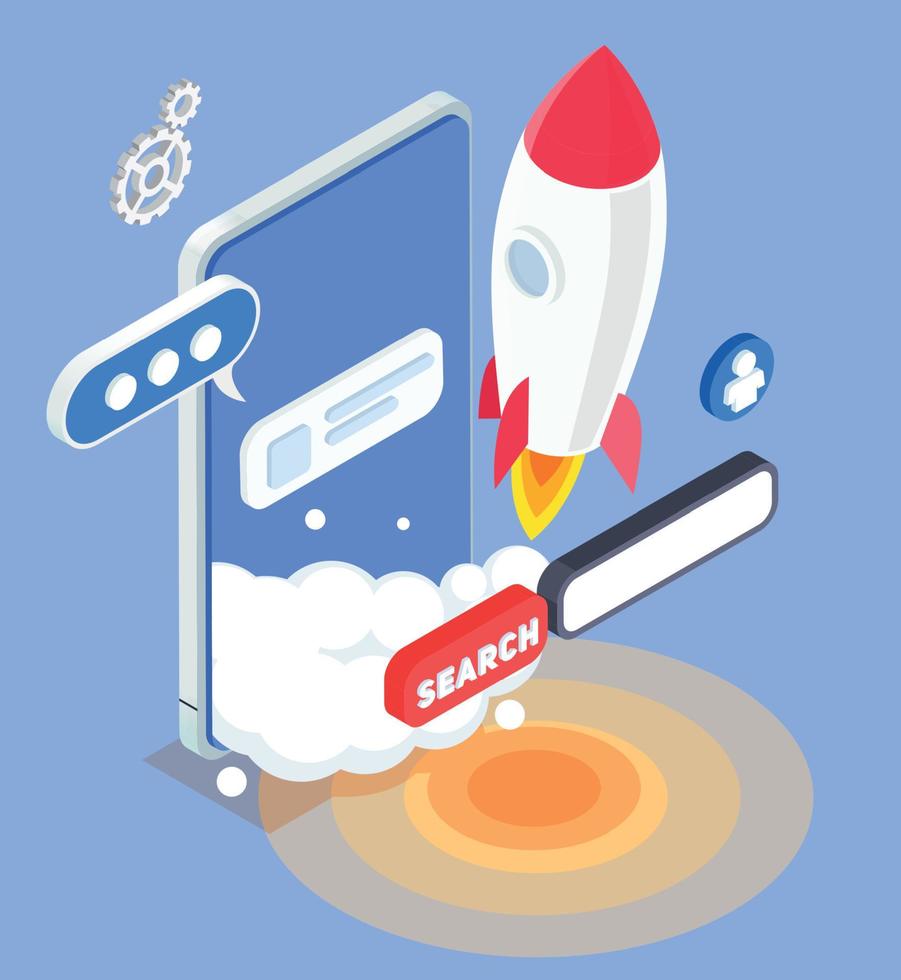 App Store Optimization Concept vector
