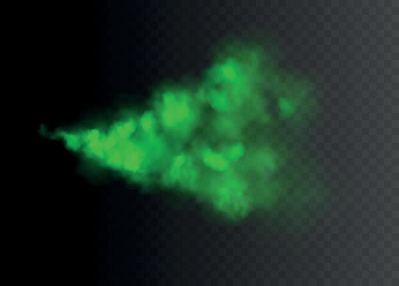 Realistic Toxic Smoke vector