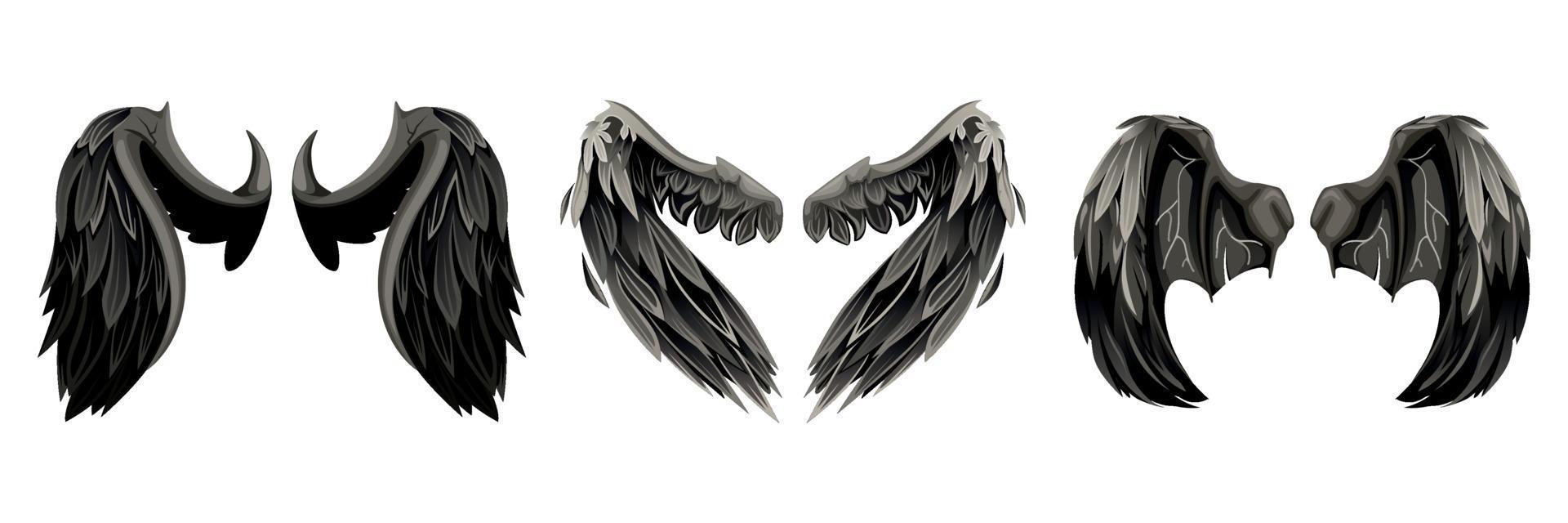 Mythical Wings Dragon Composition vector
