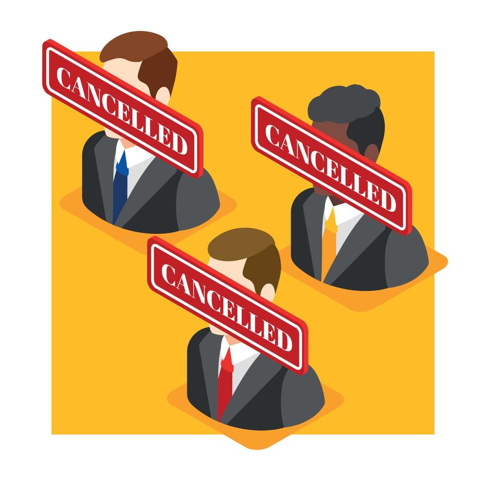 Cancel Culture Composition vector