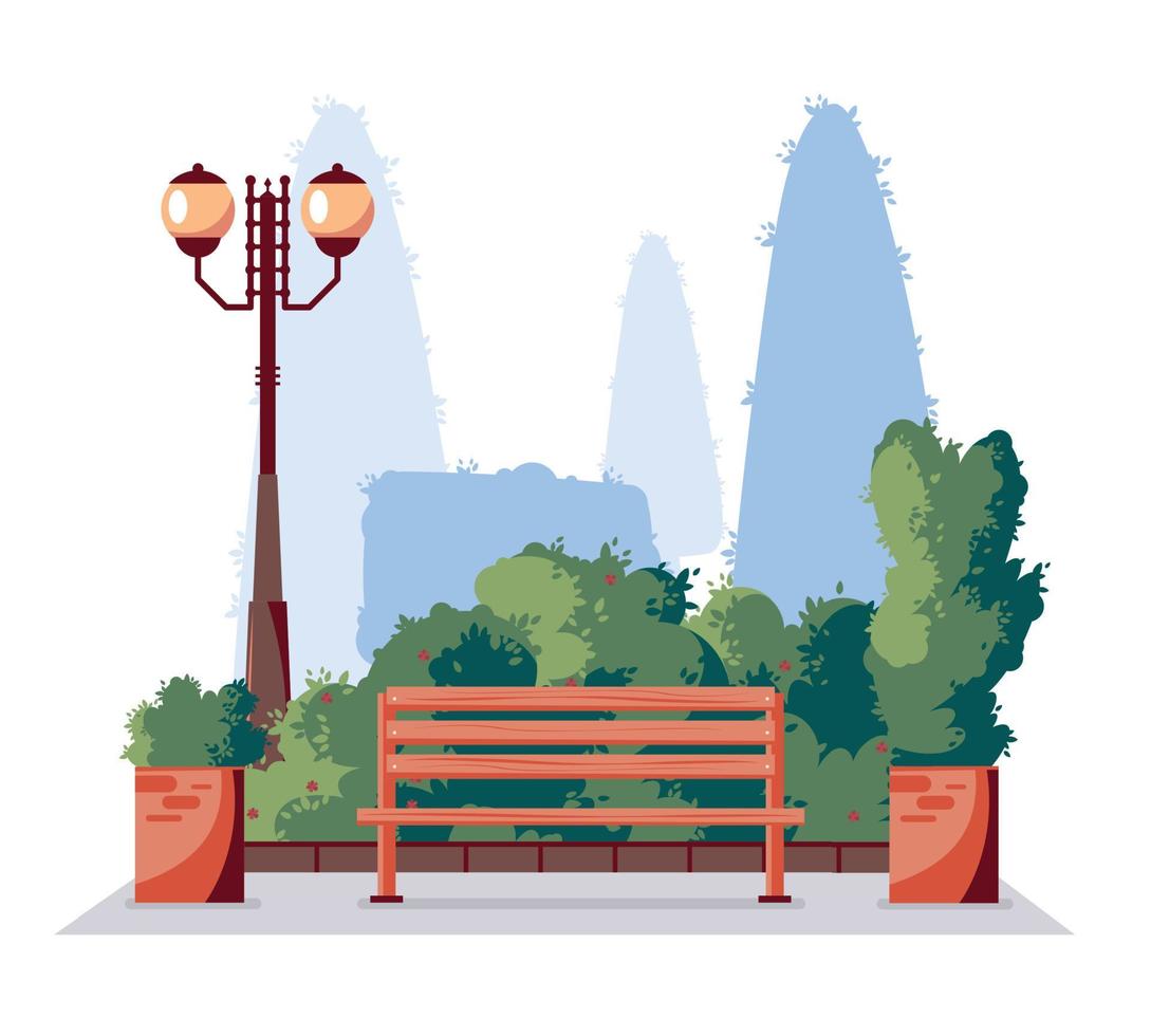 Summer Park Element vector