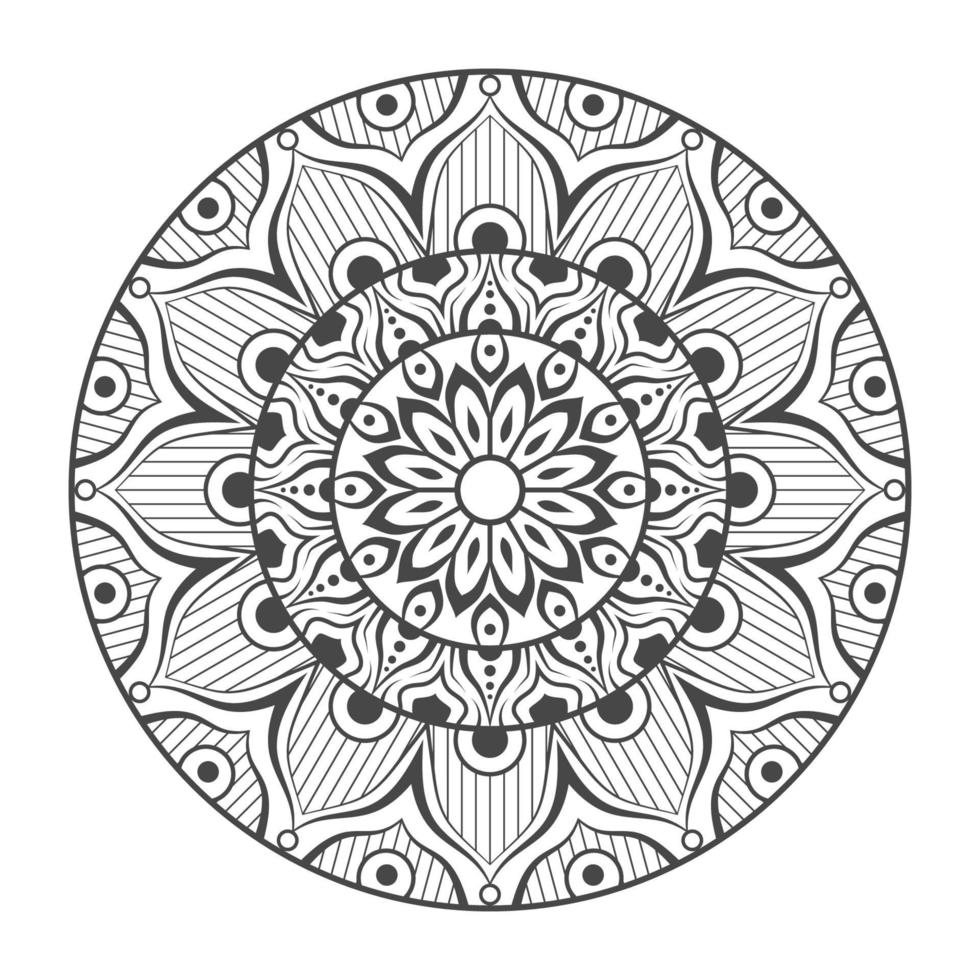 Mandala ornament vector illustrations