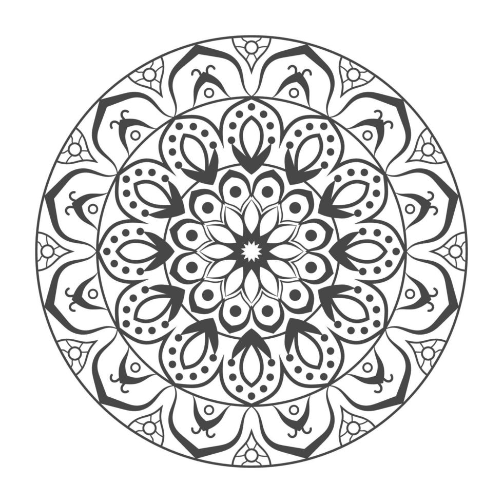 Mandala background design vector