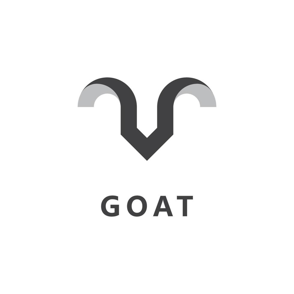 Goat logo icon vector template