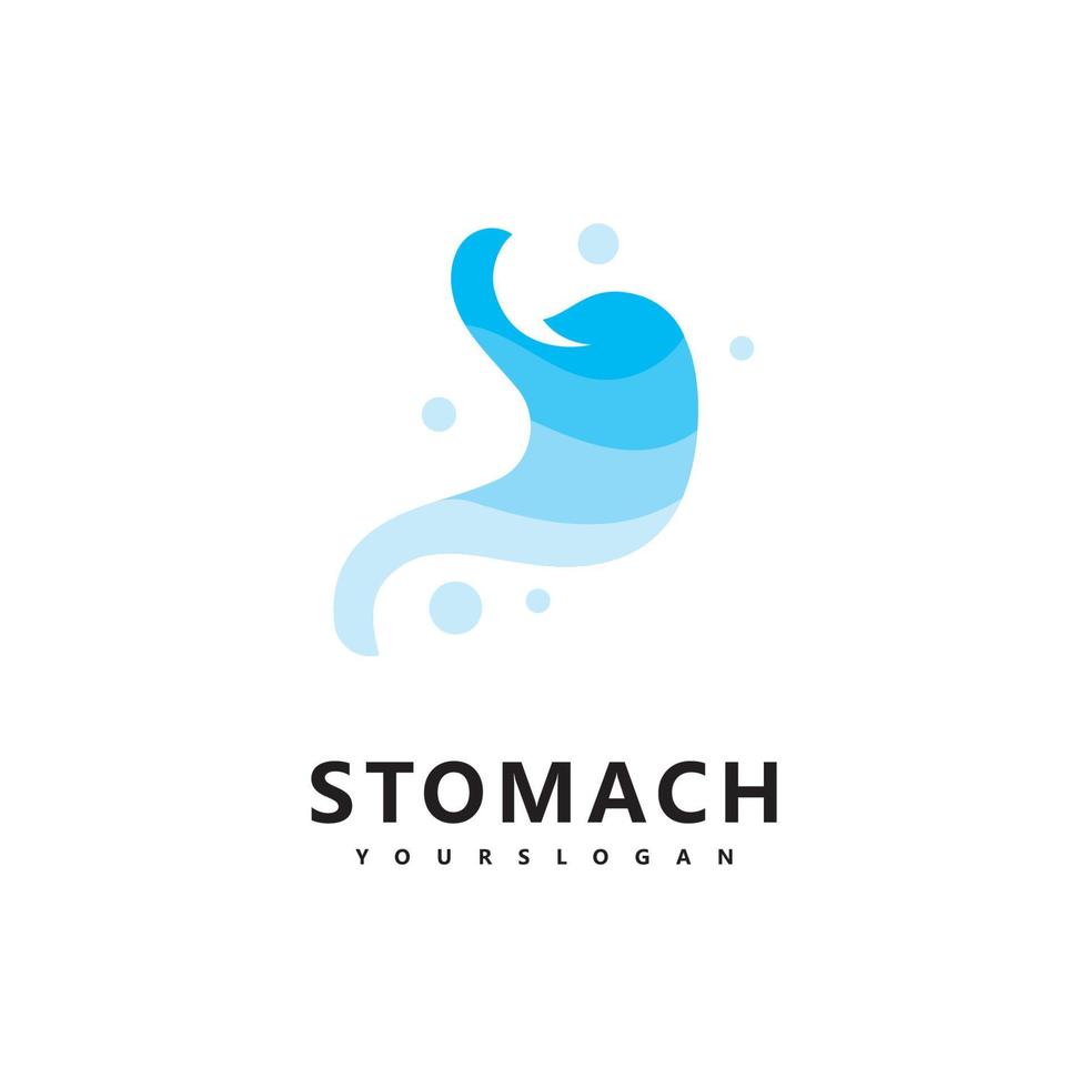plantilla de diseño de vector de logo de estómago