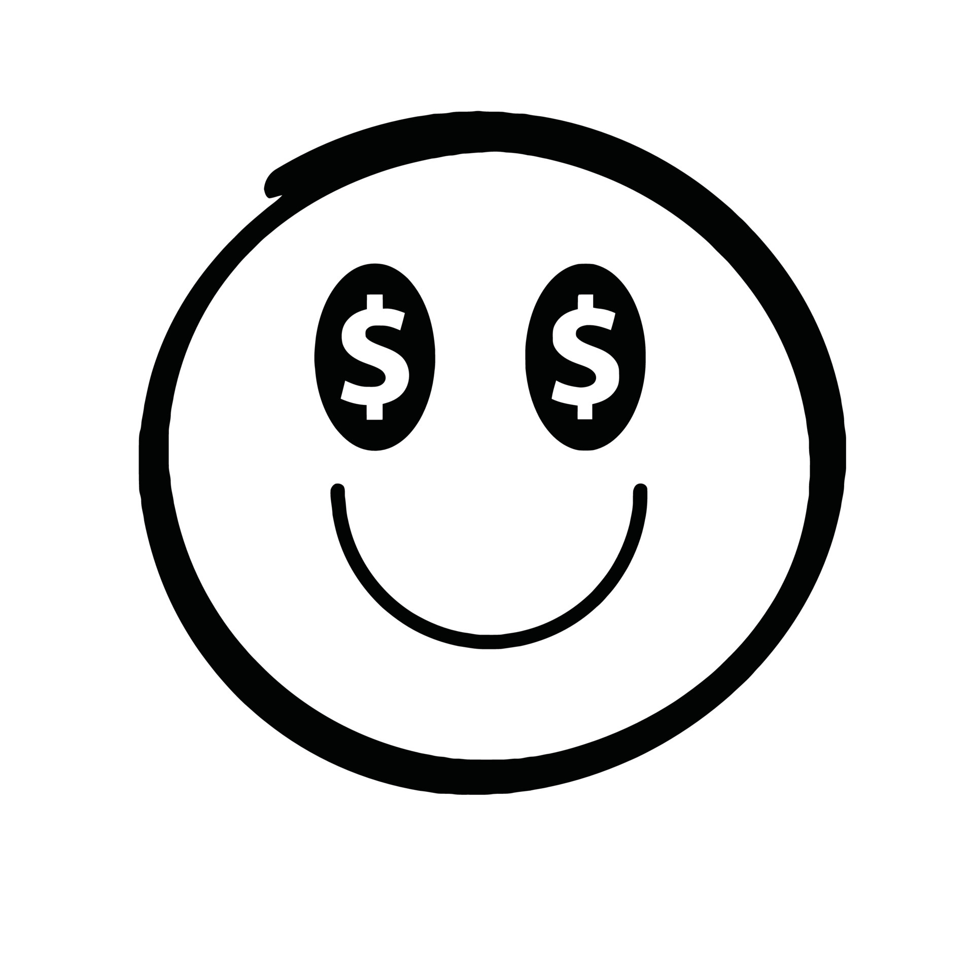 Emoji Money Eyes Face with Smile 4903817 Vector Art at Vecteezy