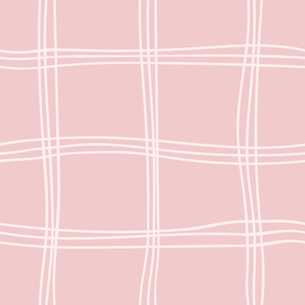 Vector modern seamless pattern with hand draw abstract line, checkered. Use it for wallpaper, textile print, pattern fills, web page, surface textures, wrapping paper, design presentation