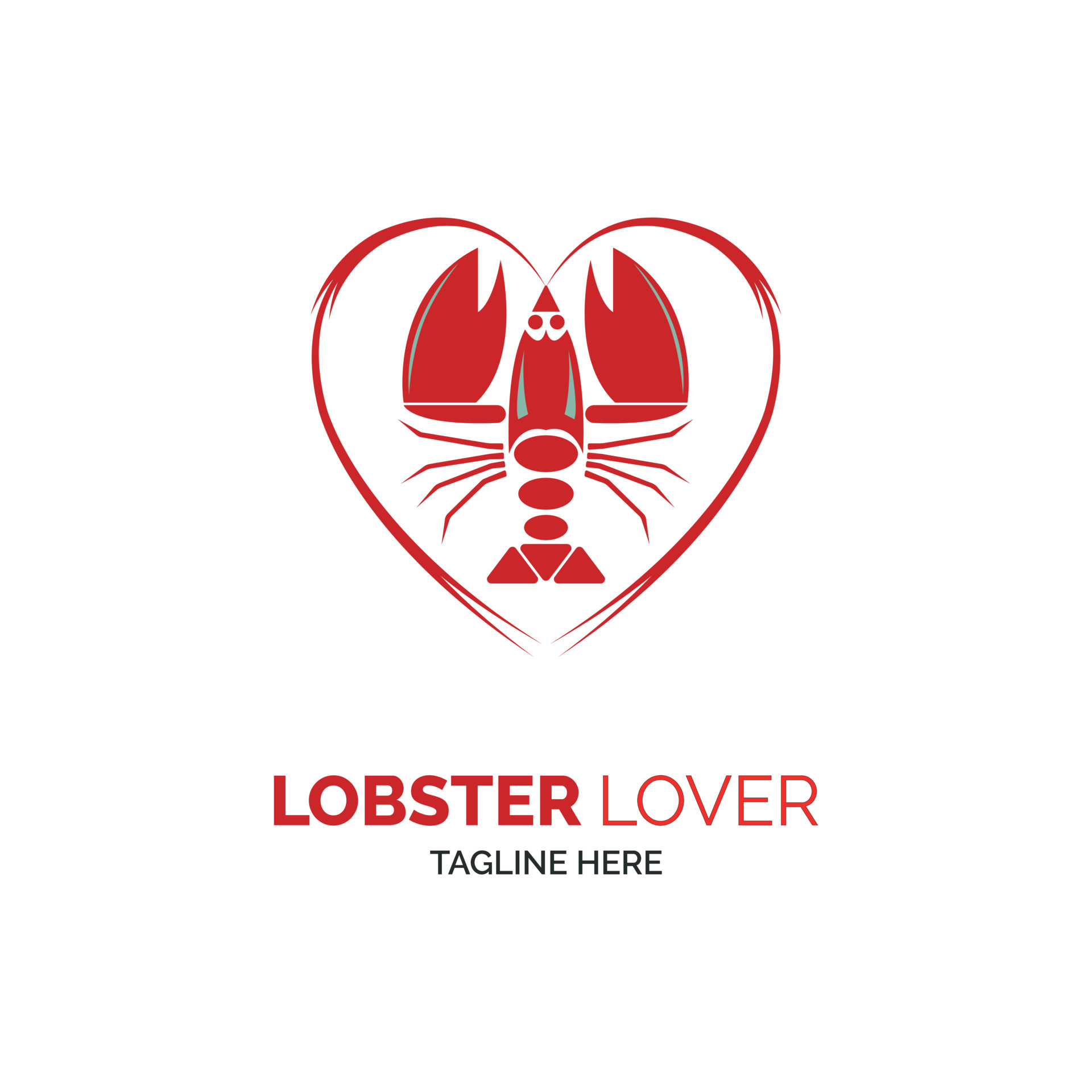 Lobster Lover Logo Template Design Vector For Brand Or Company And Other Vector Art At Vecteezy