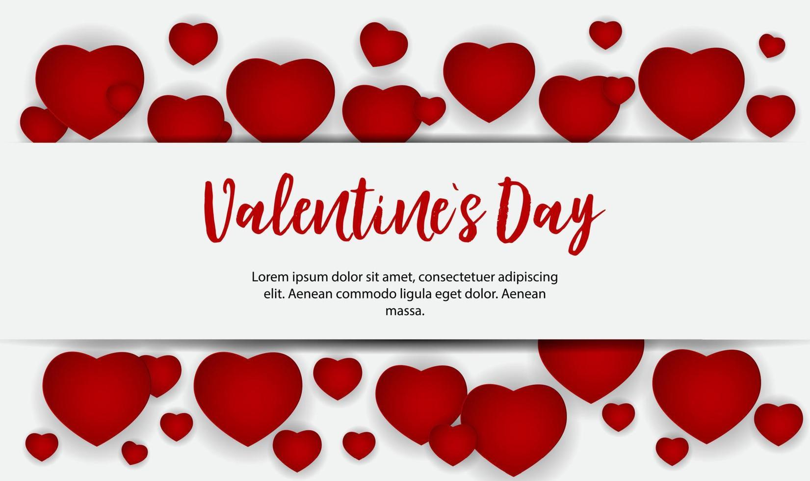 Diseño de fondo de venta de amor y sentimientos de San Valentín. ilustración vectorial vector