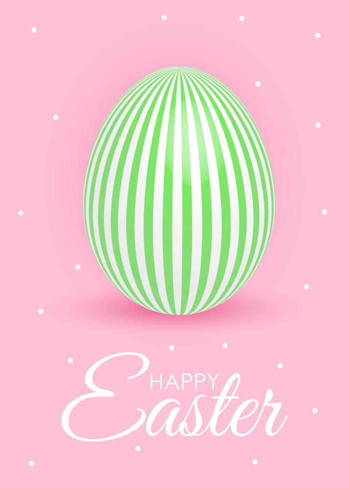 Abstract Happy Easter Template Holiday Background Vector Illustration