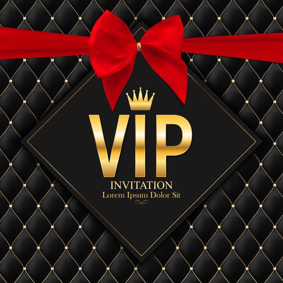 Luxury Members, Gift Card Template for your Business Vector Illustration