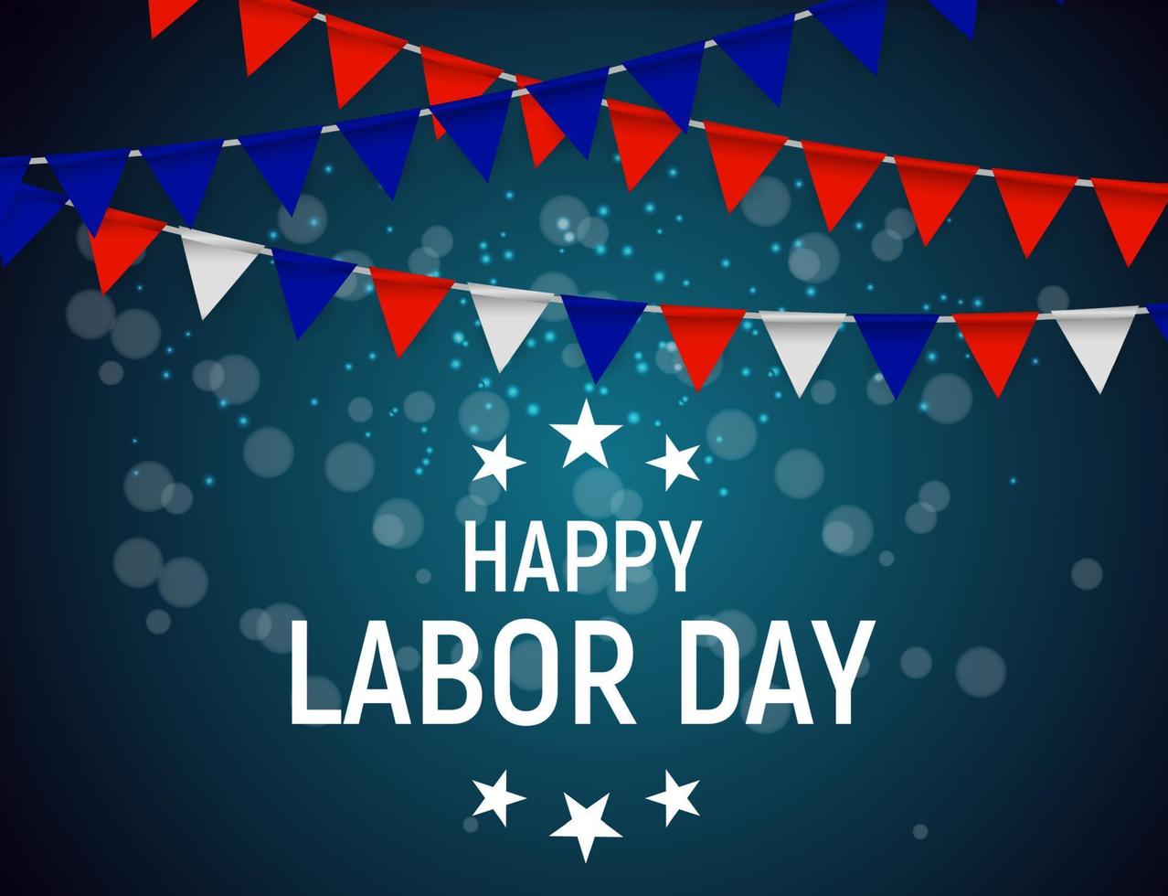 Labor Day in USA Poster Background. Vector Illustration