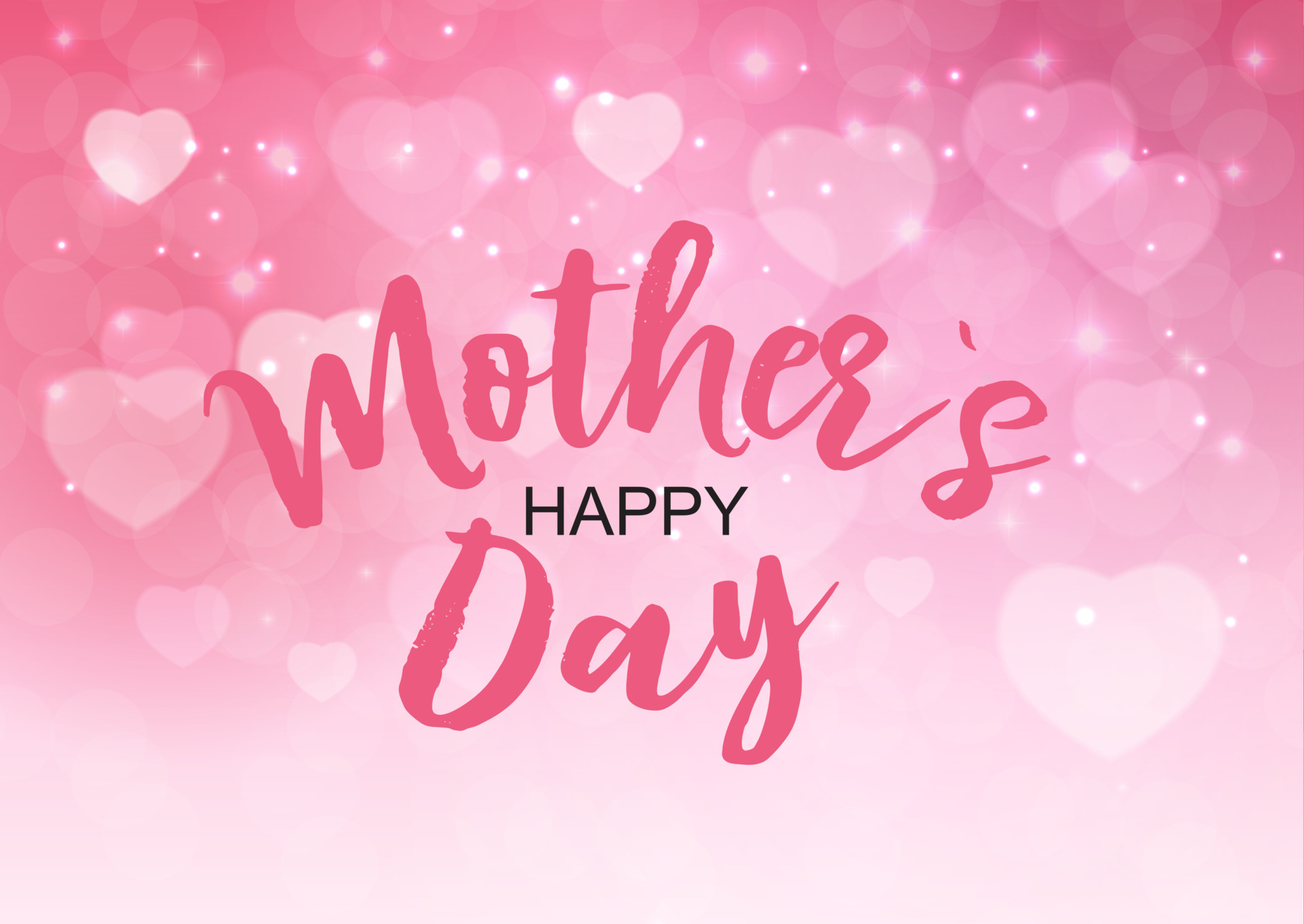 Happy Mother’s day greeting card with background. Vector Illustration