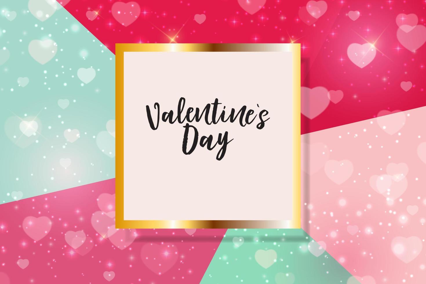 Valentine's Day Love and Feelings Background Design. Vector illustration