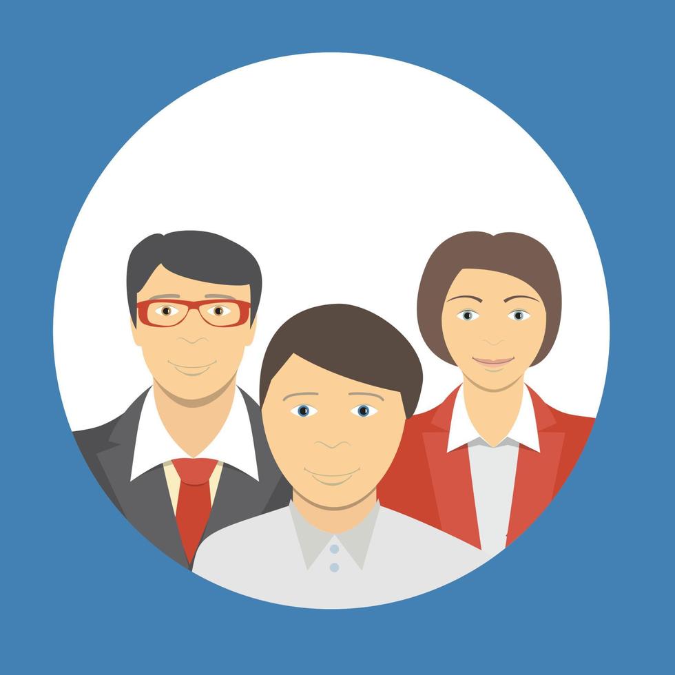 Helping an Individual Person, Student, Business Concept vector