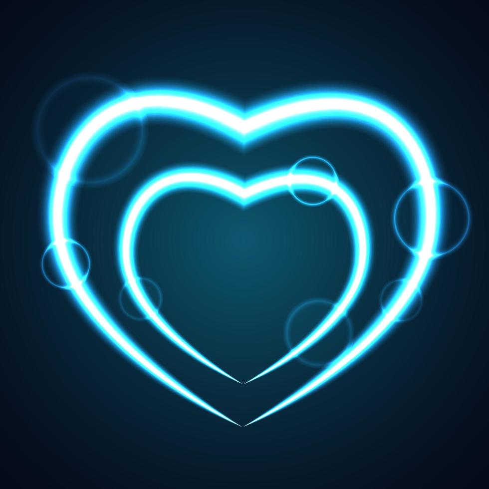 St Valentines Day Greeting Card Vector Illustration