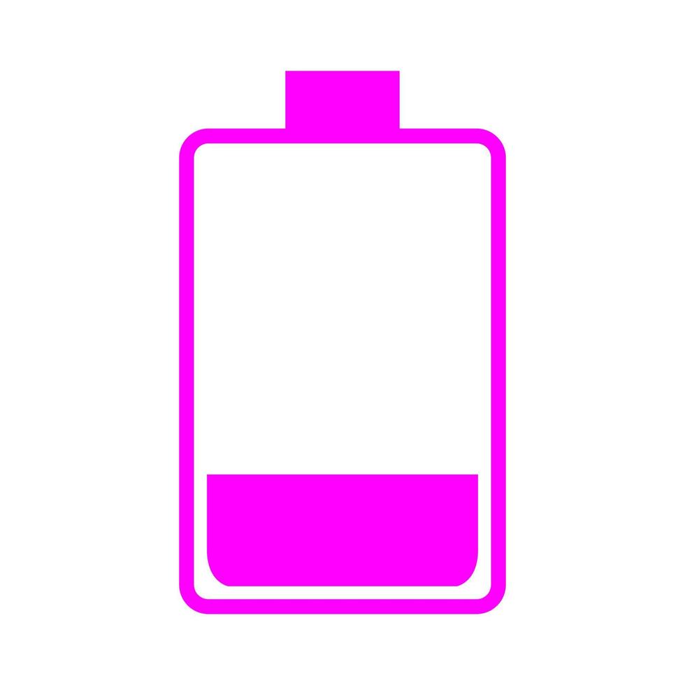 Battery on white background vector