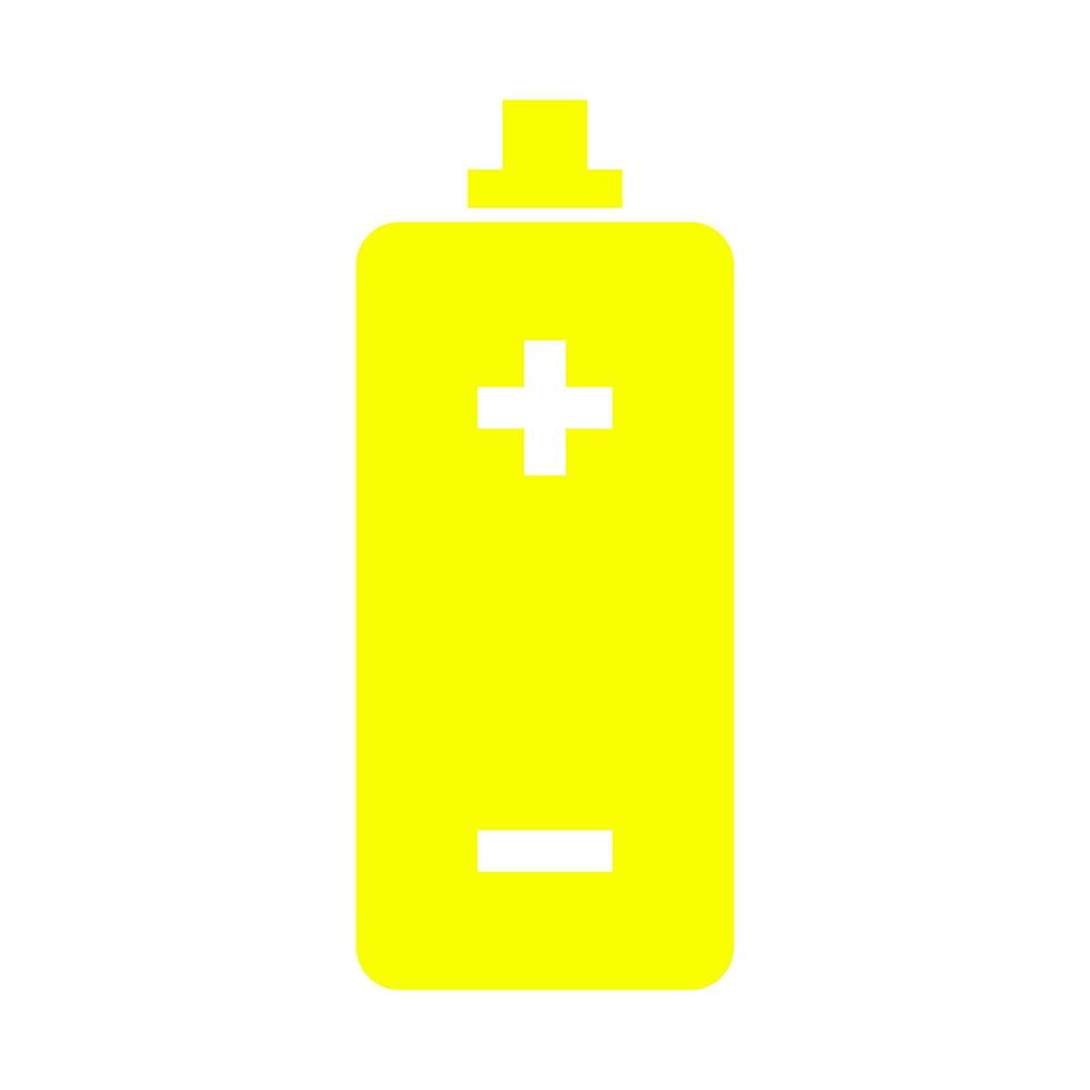 Battery on white background vector