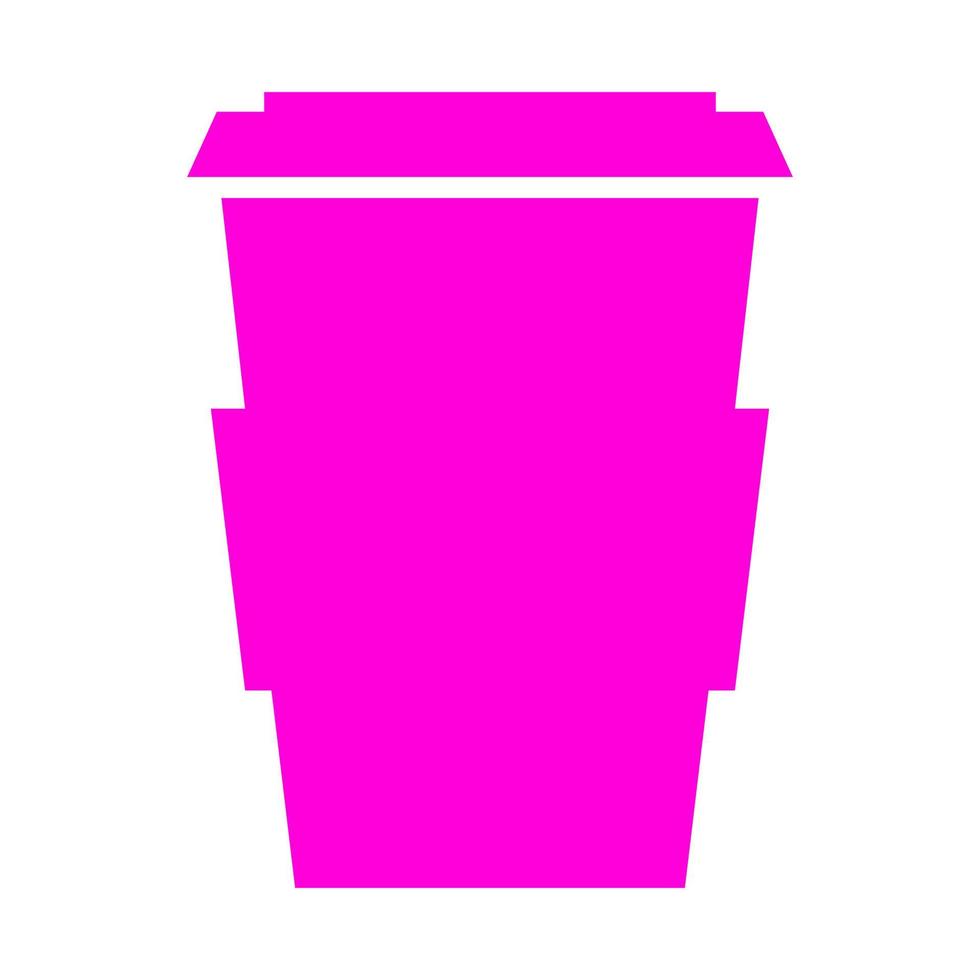 Coffee cup on white background vector