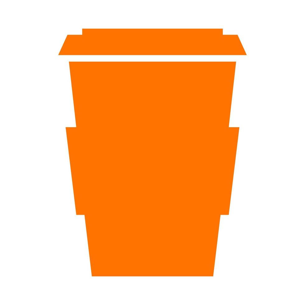Coffee cup on white background vector
