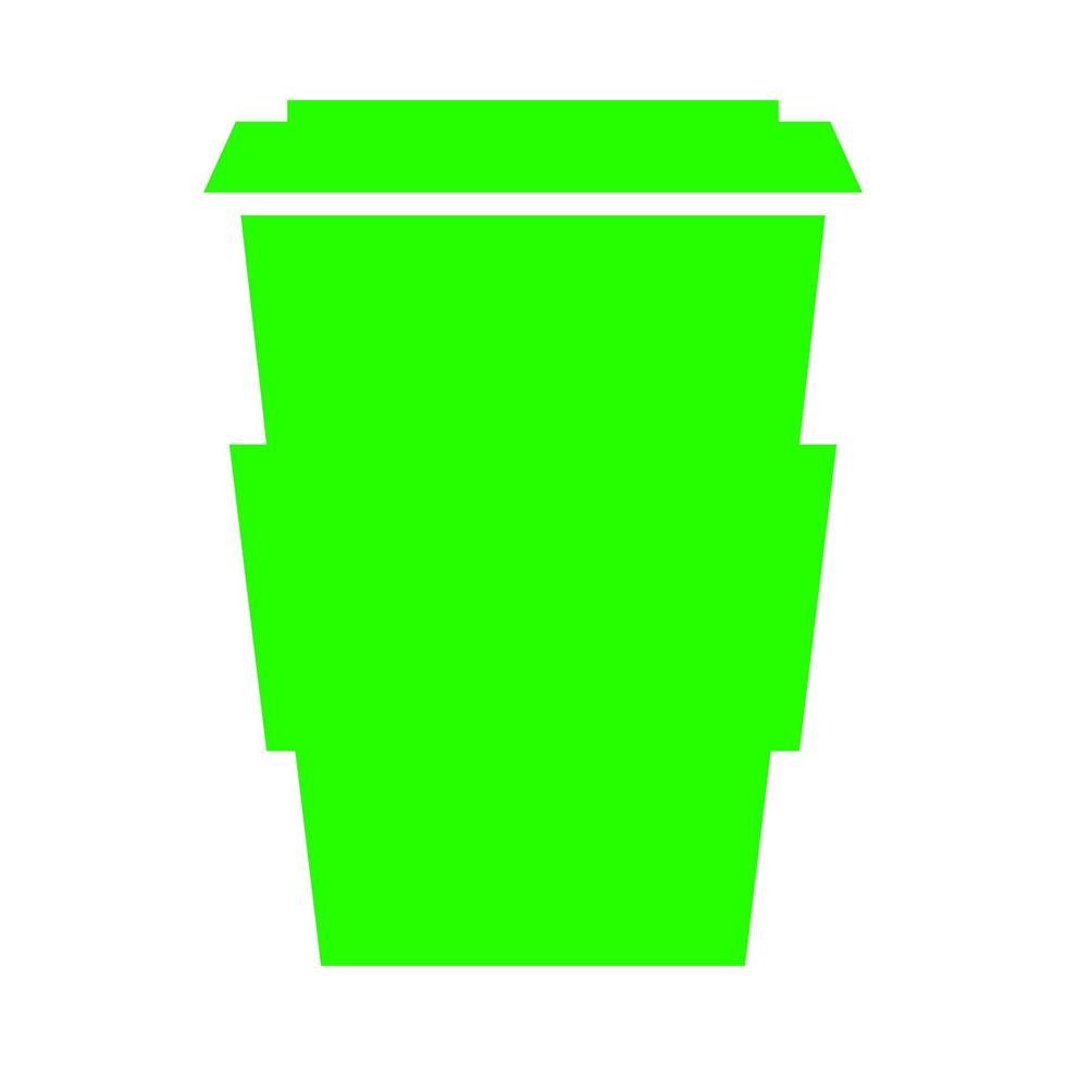 Coffee cup on white background vector
