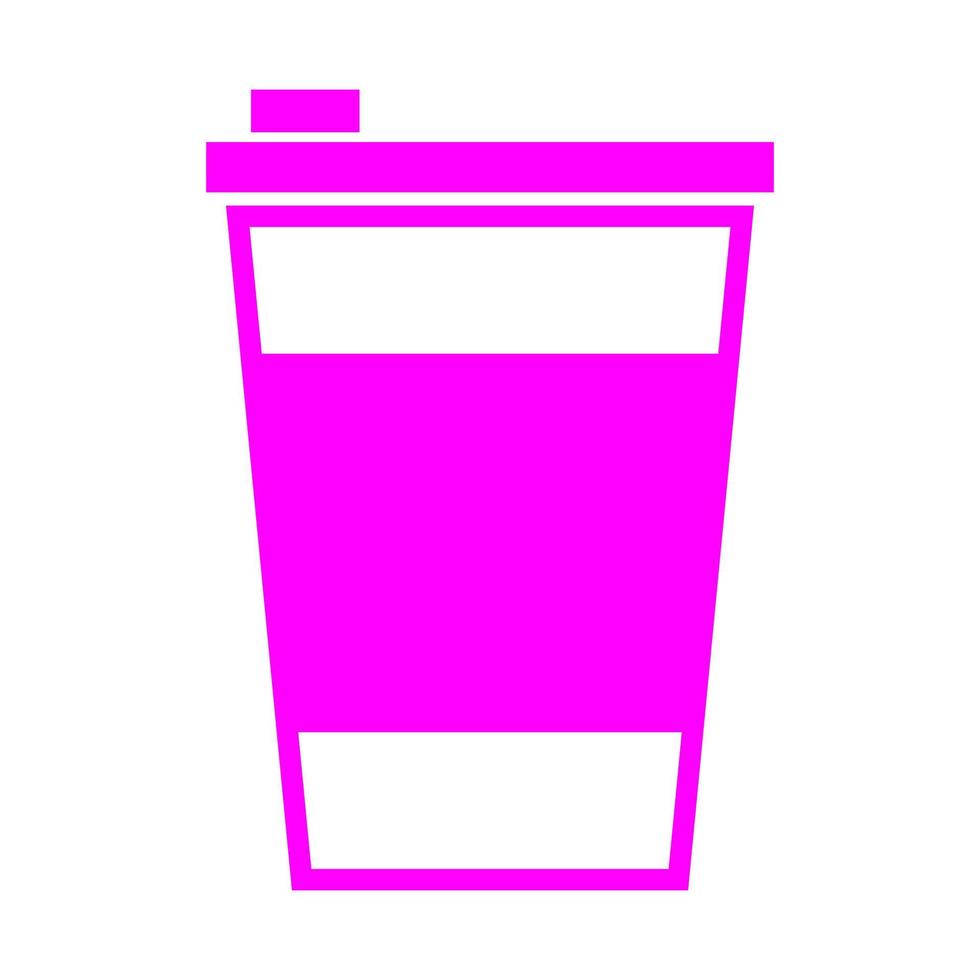 Coffee cup on white background vector