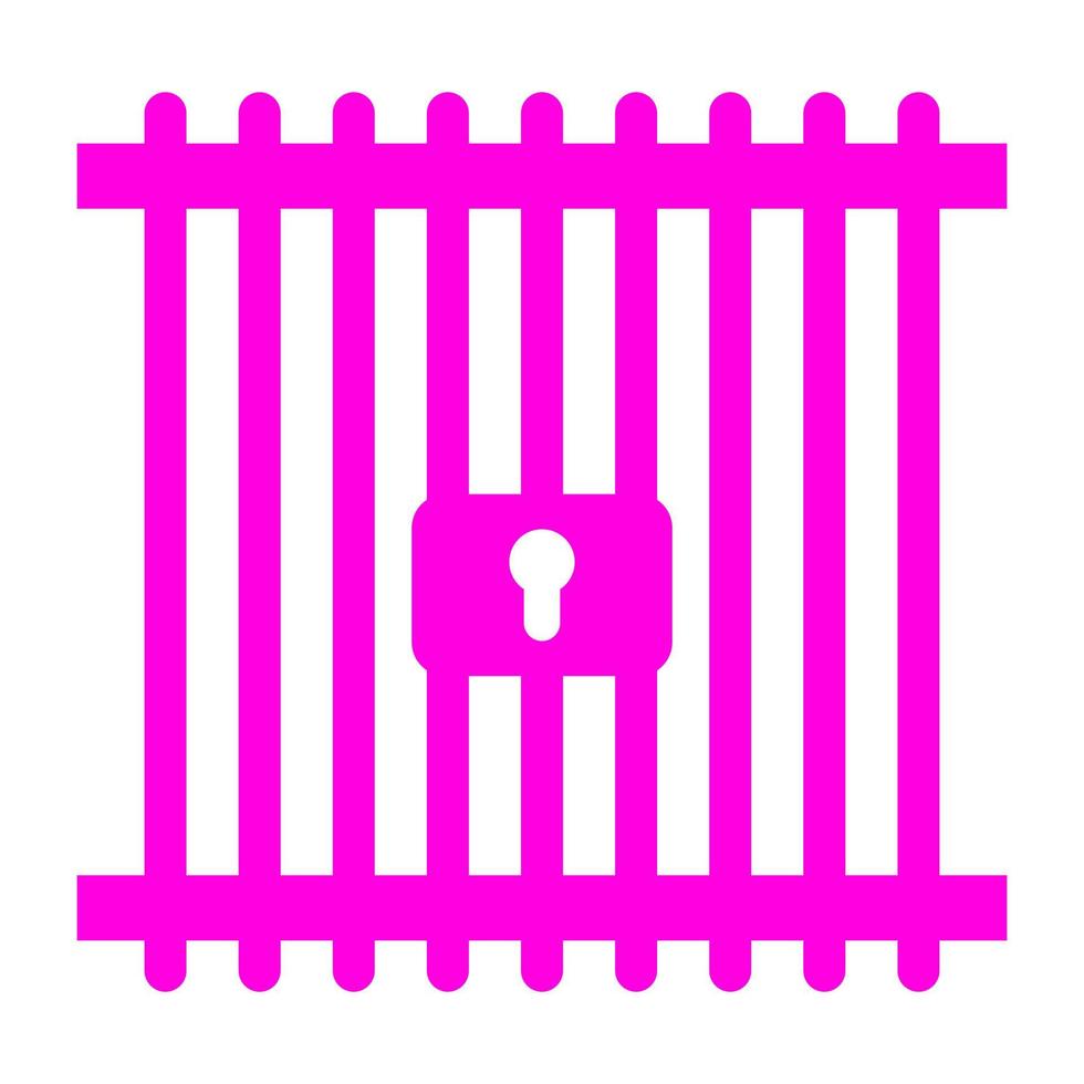 Prison on a white background vector