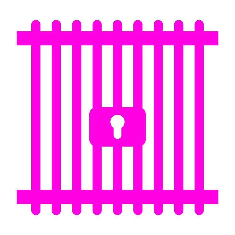 Prison on a white background vector