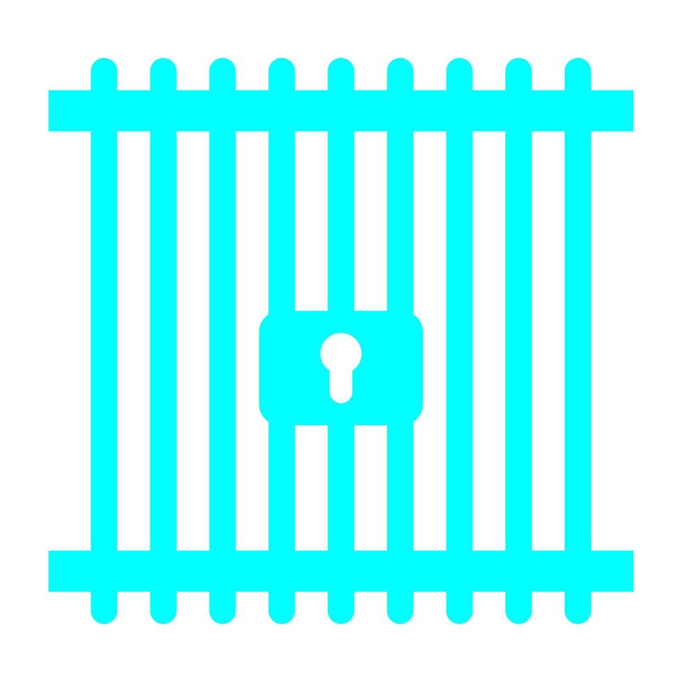 Prison on a white background vector