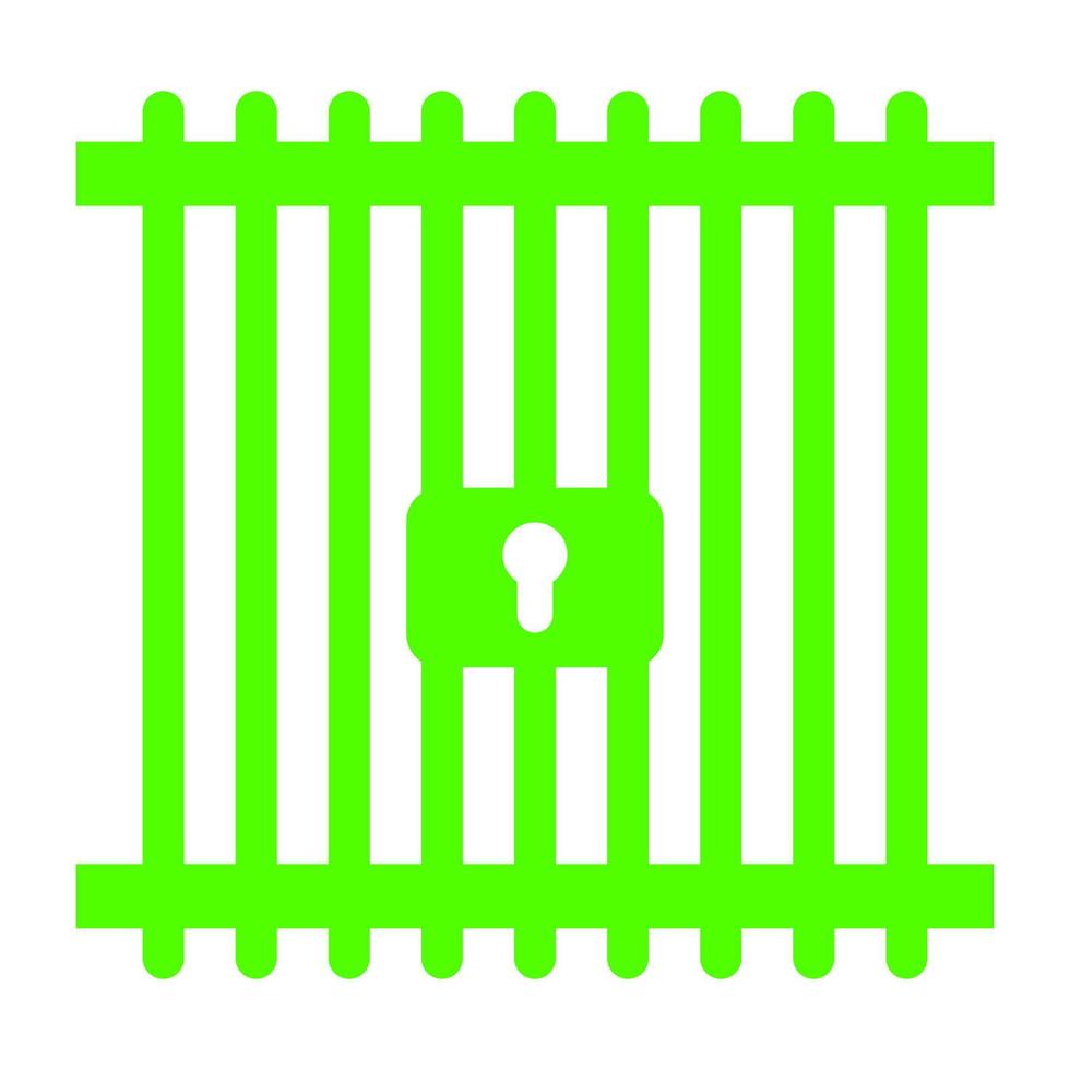 Prison on a white background vector