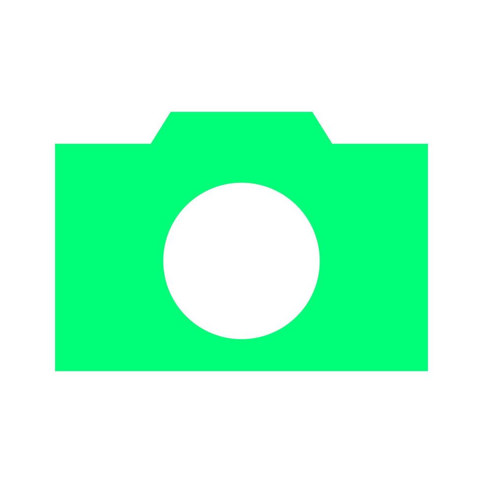 Photo camera on white background vector