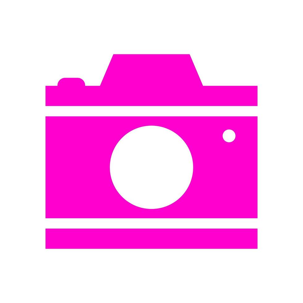 Photo camera on white background vector