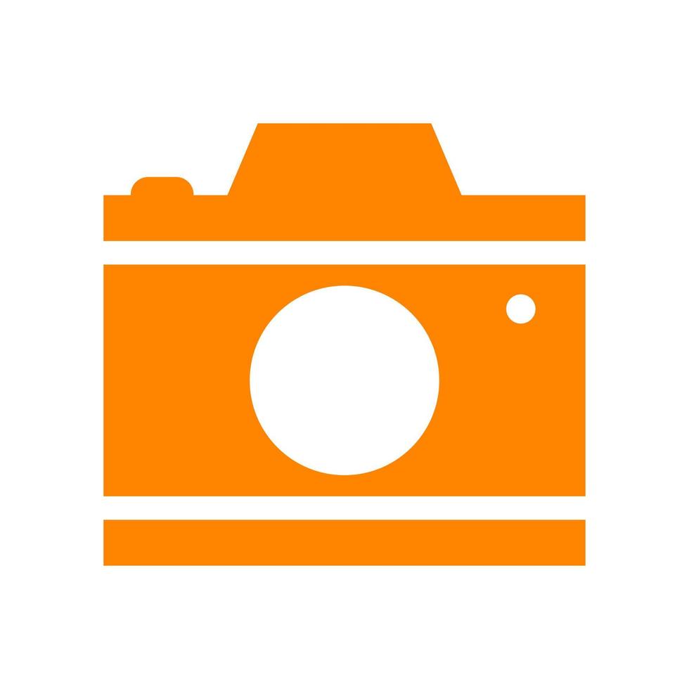 Photo camera on white background vector