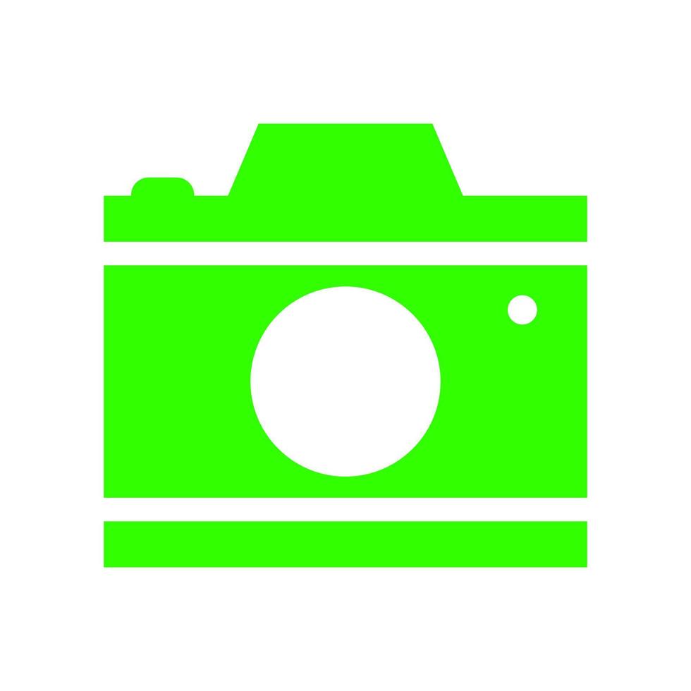 Photo camera on white background vector