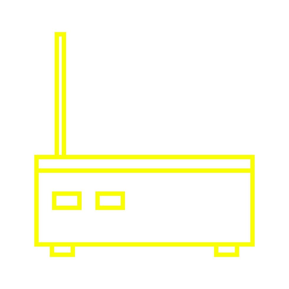 Router on a white background vector