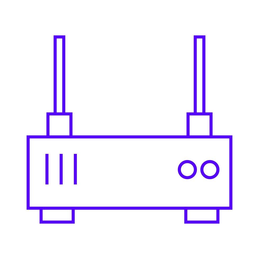 Router on a white background vector