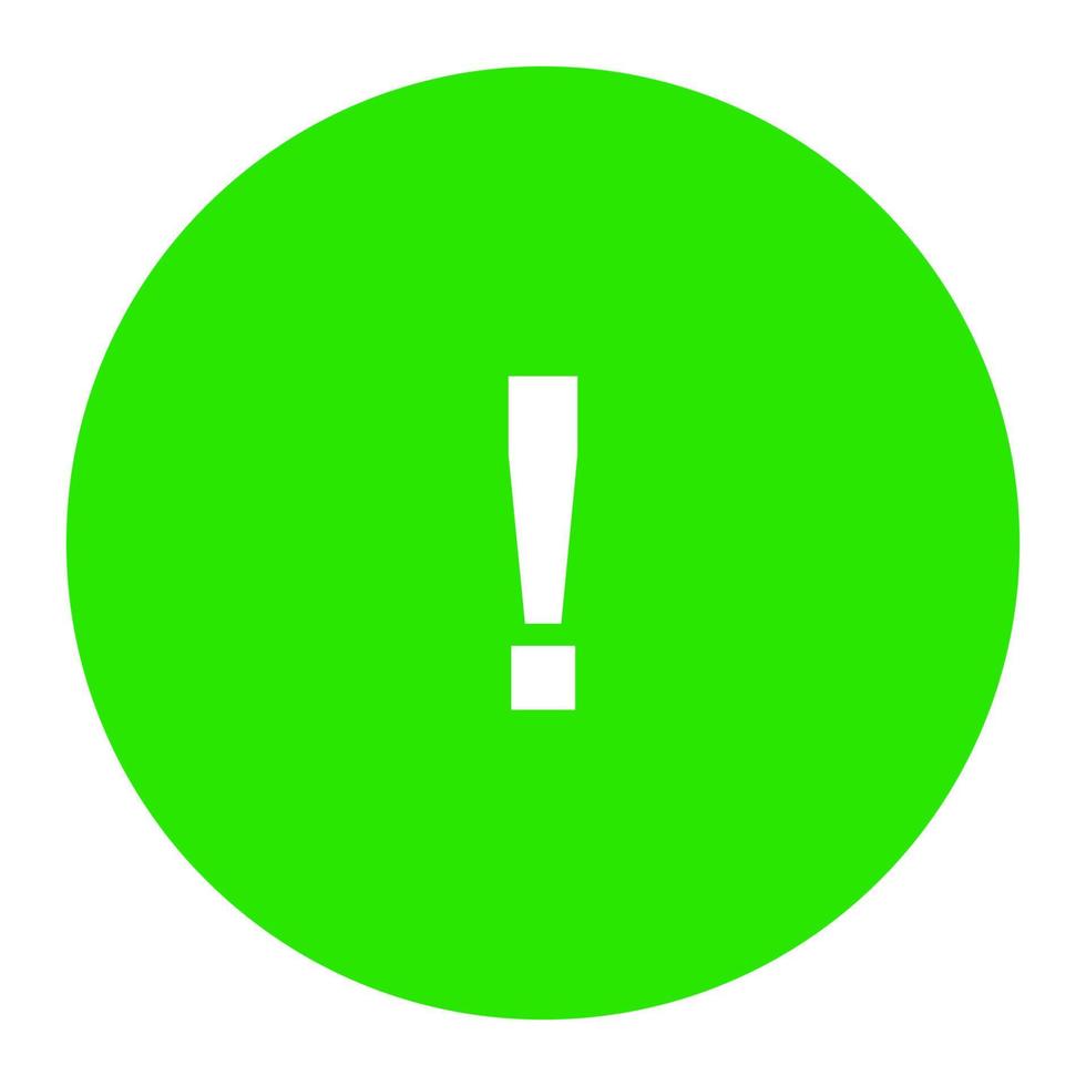 Warning sign on white background vector