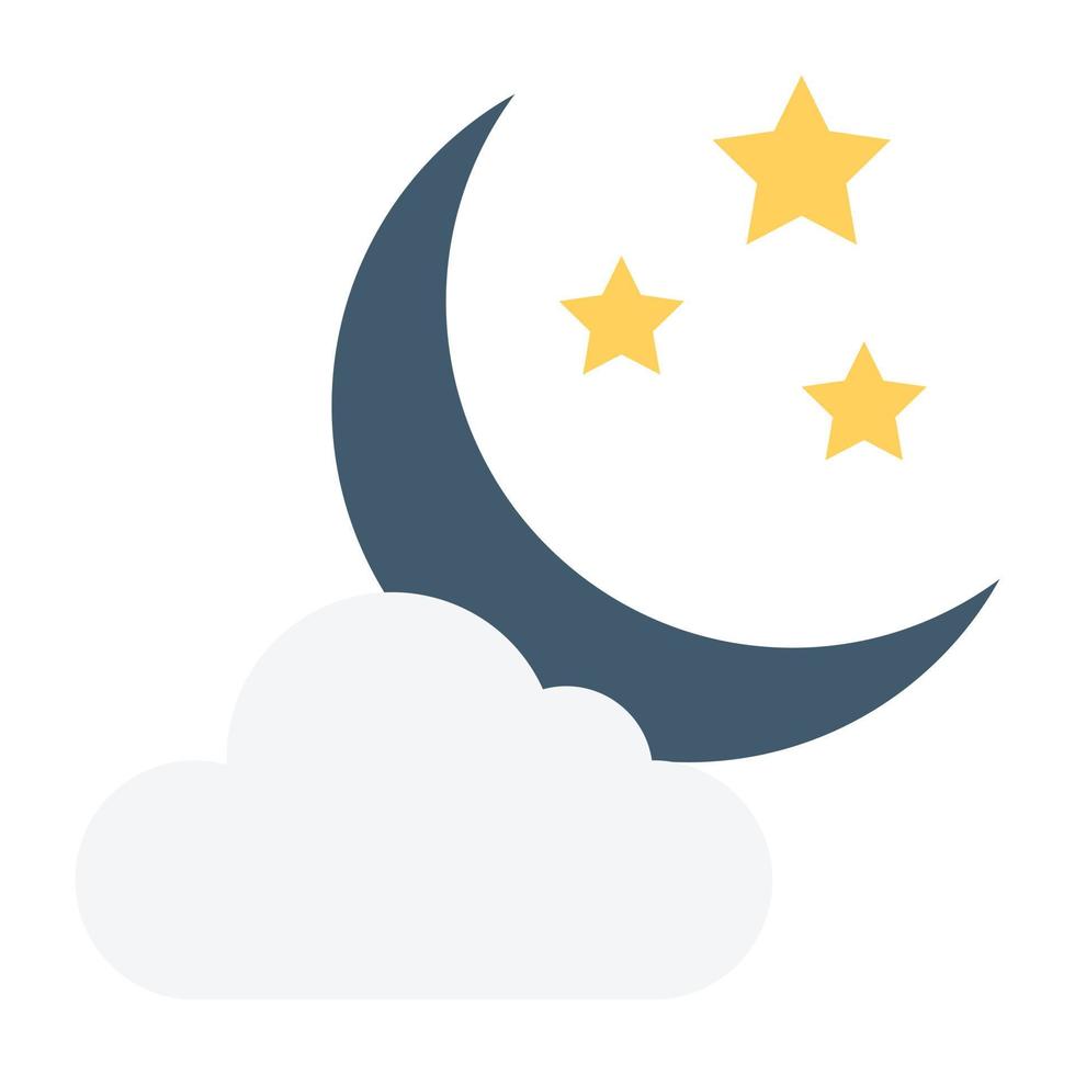 Moon Vector Icon