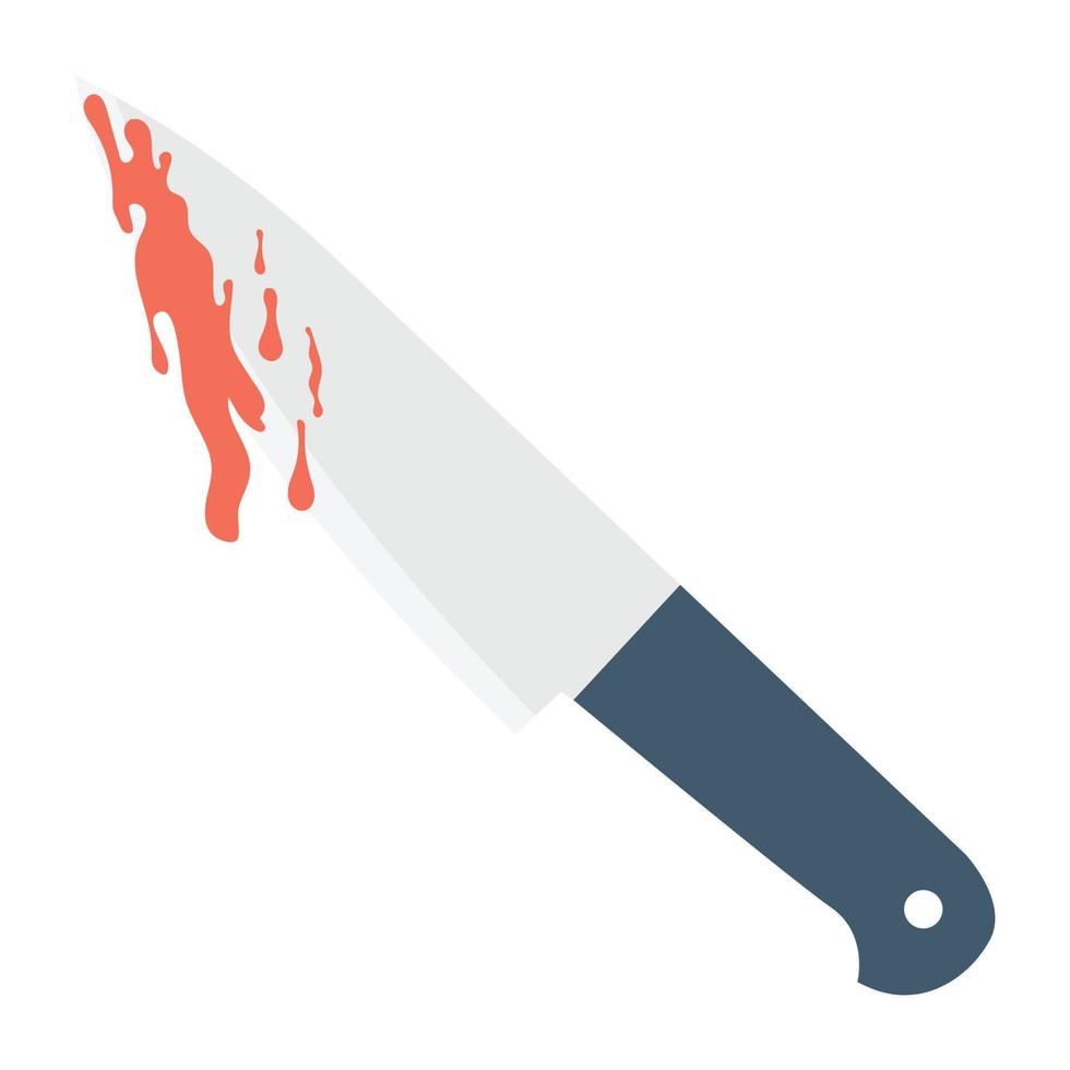 Bloody Knife Vector