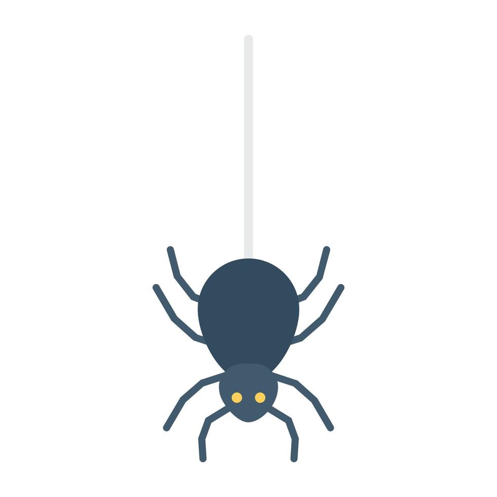 icono de vector de araña