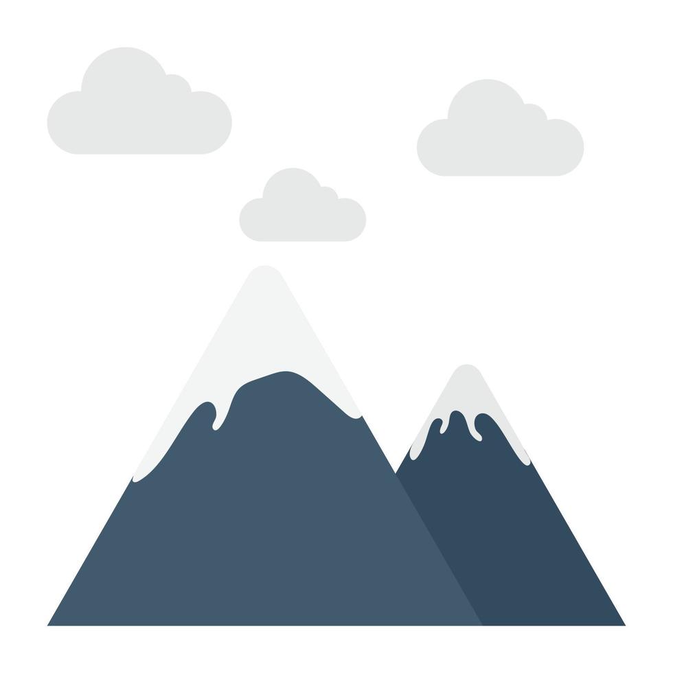 Mountains Vector Icon