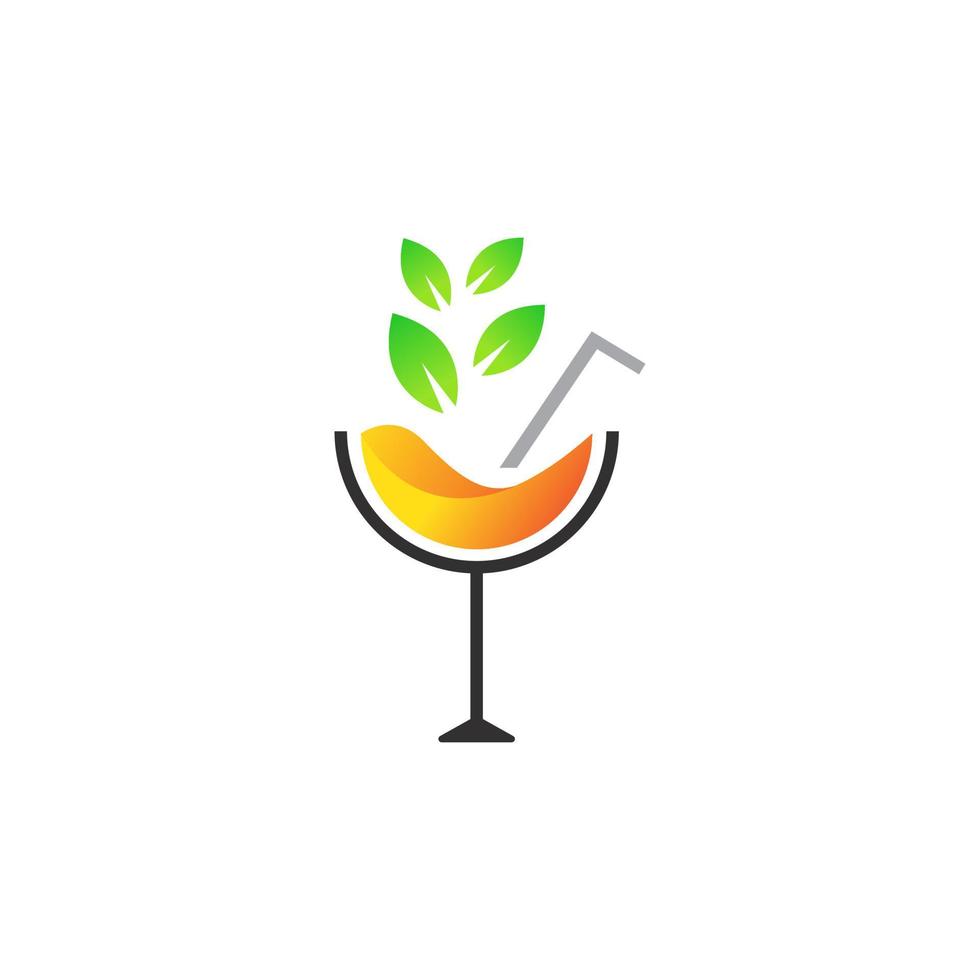 bebida de jugo de plantilla de diseño de logotipo vectorial vector