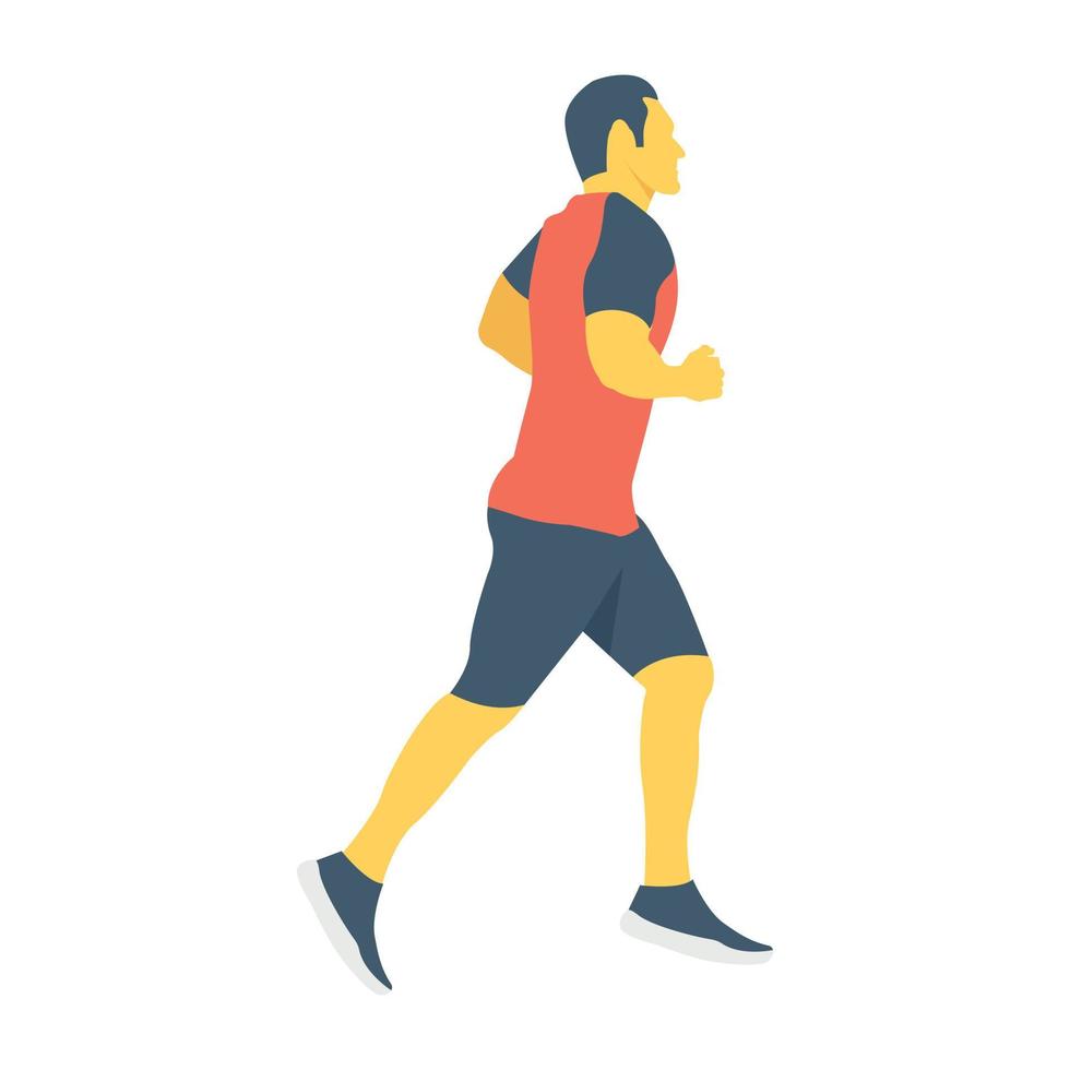 Runner Color Vector