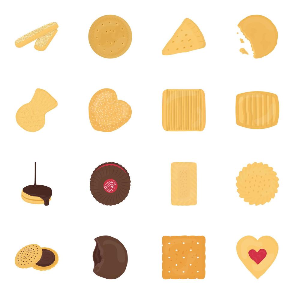 Trendy Biscuit Concepts vector