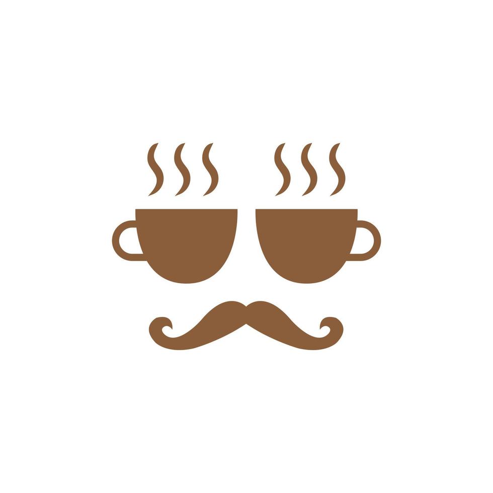 coffee logo design template vector
