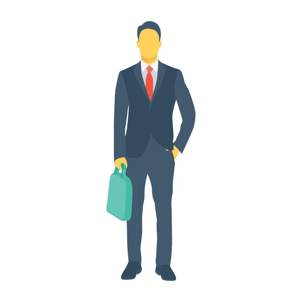 Businessman Colored Vector