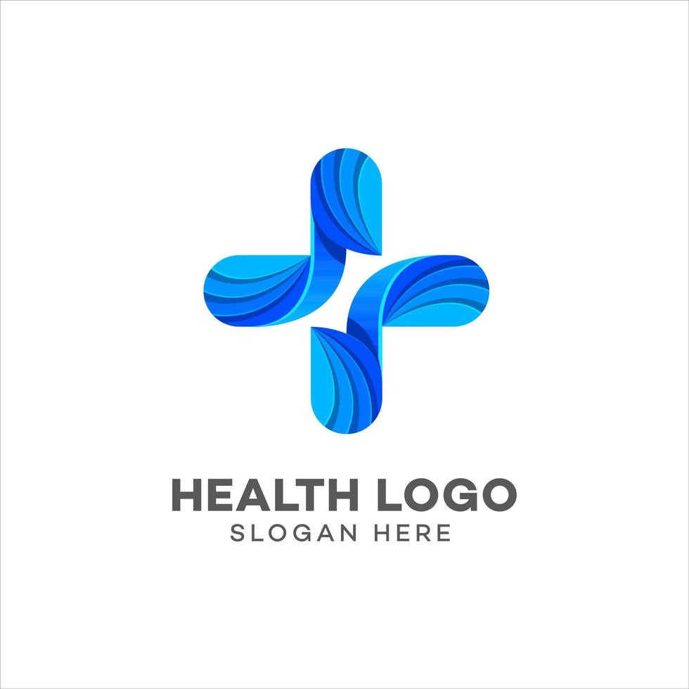 health logo design template vector